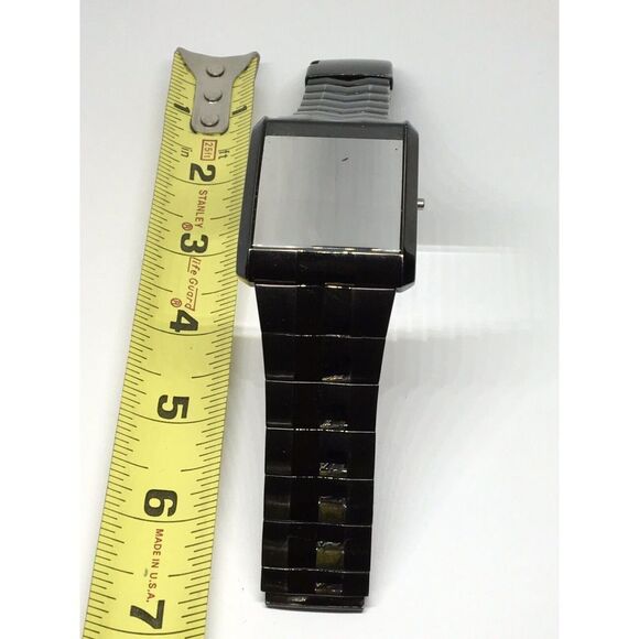 Authentic Fossil Watch Bracelet Case Links Parts Band 22mm Black A538 - Picture 1 of 6